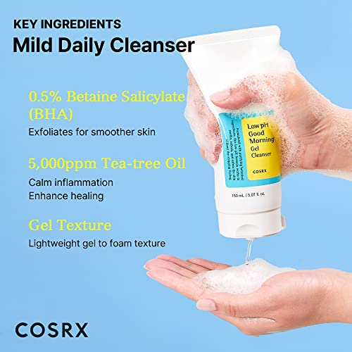 COSRX Low pH Good Morning Gel Face Cleanser